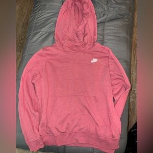 Size L. Ash rose colored pink nike hoodie
